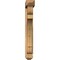 Ekena Millwork Olympic Arts and Crafts Smooth Bracket w/ Offset Brace, Western Red Cedar, 5 1/2"W x 28"D x 40"H BKT0604X28X40OLY03SWR - alternate 3
